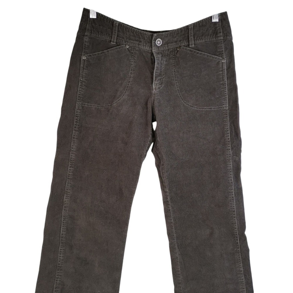 Kuhl Corduroy Brown Straight Leg Hiking Outdoor Pants Jeans Womens Size 6 30x31‎ - Picture 3 of 6